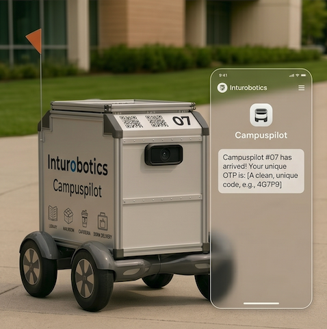 Arrival Notification — OTP sent to recipient